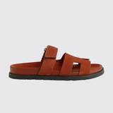 Chypre Sandals in Marron Muscavado