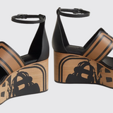 Kalis 35 Sandals in Noir/Naturel