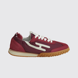 Jet Sneakers in Rose Lie de Vin / Blanc