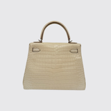 Pre-owned Hermès Kelly 25 in Beton, image 2