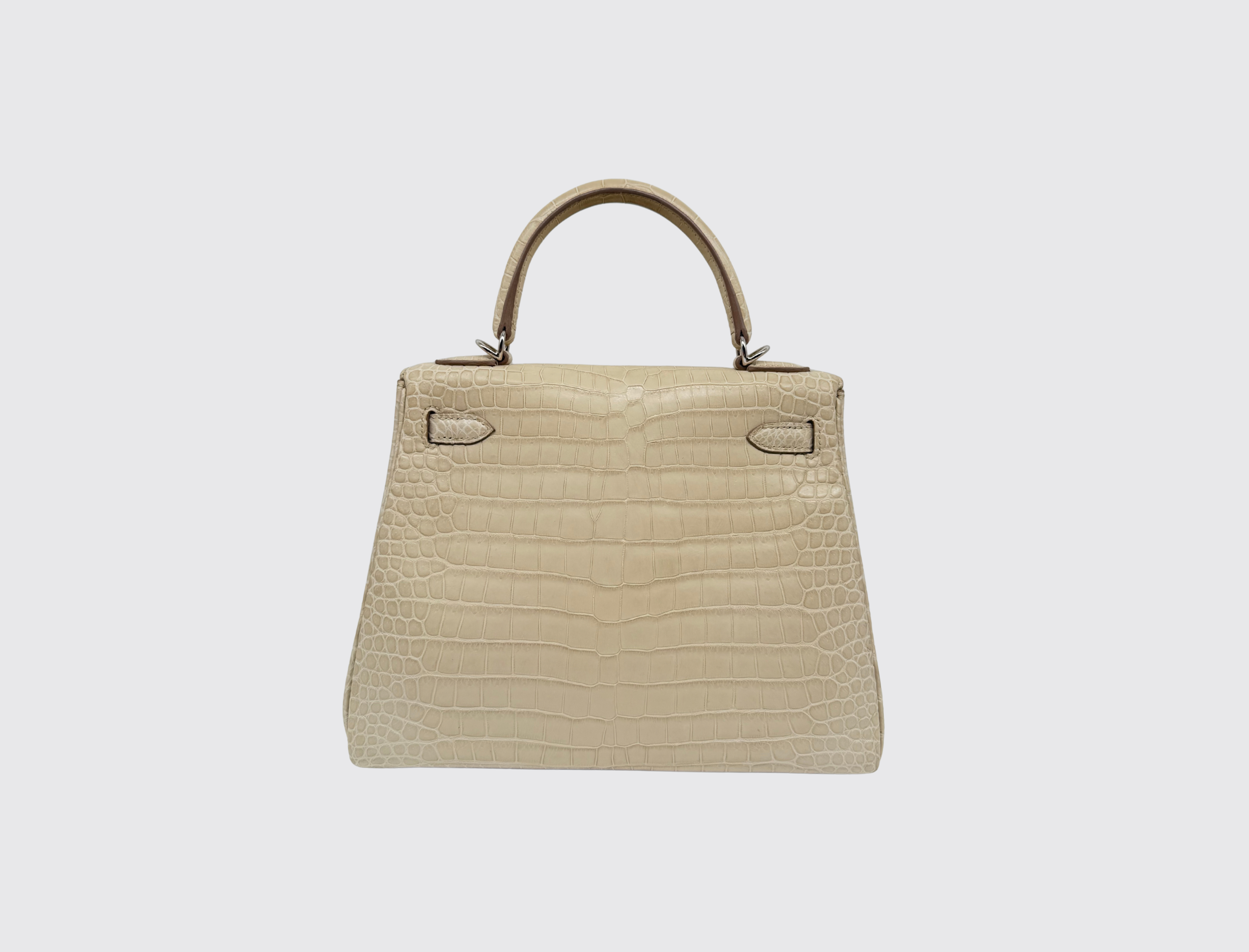 Pre-owned Hermès Kelly 25 in Beton, image 2