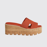 Eze 30 Sandals in Marron Brique