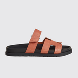 Chypre Sandals in Rose Bois de Santal