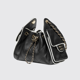 Chanel 25 Mini Handbag in Black
