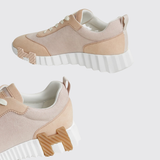 Bouncing Sneakers in Beige Nude