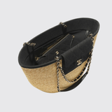 Large Braided Straw Bag