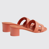 Oasis Sandals in Orange Nacarat