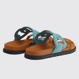Extra Sandals in Bleu Minéral/Naturel