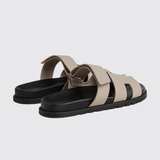 Chypre Sandals in Beige Galet