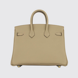 Birkin 25 in Beige Marfa