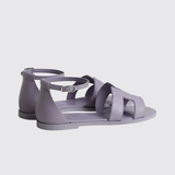 Santorini Sandals in Violet Glycine