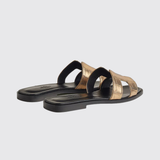 Oran Sandals in Doré Foncé