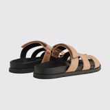 Chypre Sandals in Beige Perlino