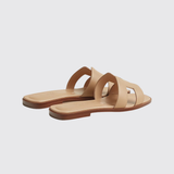 Oran Sandals in Beige Natura