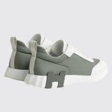 Men's Bouncing Sneakers in Étoupe/Blanc