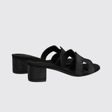 Oasis Sandals in Noir