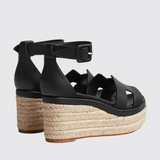 Elda Espadrilles in Noir