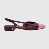 Two-Toned Slingback Pumps