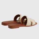 Oran Sandals in Beige