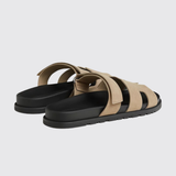 Chypre Sandals in Beige Sable