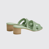 Oasis Sandals in Vert Jade