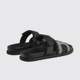Chypre Sandals in Prunoir/Noir