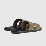 Izmir Sandals in Vert Toundra