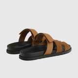Chypre Sandals in Brun Fumé/Miel