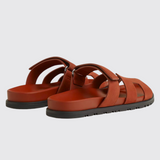 Chypre Sandals in Marron Muscavado