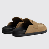 Go Mules in Beige Sable