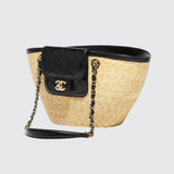 Small Braided Straw Bag
