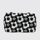 Sequin Flower Mini Flap Bag