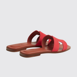 Oran Sandals in Rouge Cinétique