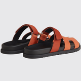 Chypre Sandals in Orange