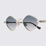 Diamond Dog Sunglasses Shiny Silver / Black