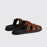 Chypre Sandals in Rouge Sépia