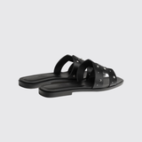 Oran Sandals in Noir