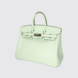 Preloved Birkin 25 in Vert Fizz