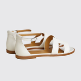 Santorini Sandals in Blanc