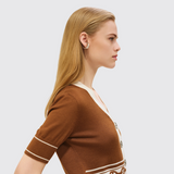 Chaine d'Ancre Short-Sleeve Cardigan