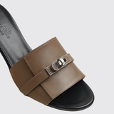 Gigi 50 Sandals in Etoupe