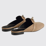 Oz Mules in Beige Sable
