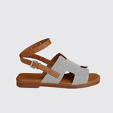 Maya Sandals in Prunoir / Naturel