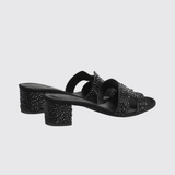 Oasis Sandals in Noir