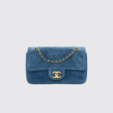 Suede Mini Flap Bag