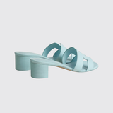 Oasis Sandals in Bleu Brume