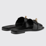Giulia Sandals in Noir