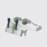Bouncing Sneakers in Blanc / Bleu Galet