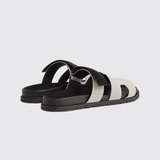 Chypre Sandals in Prunoir/Noir
