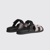 Chypre Sandals in Prunoir/Noir